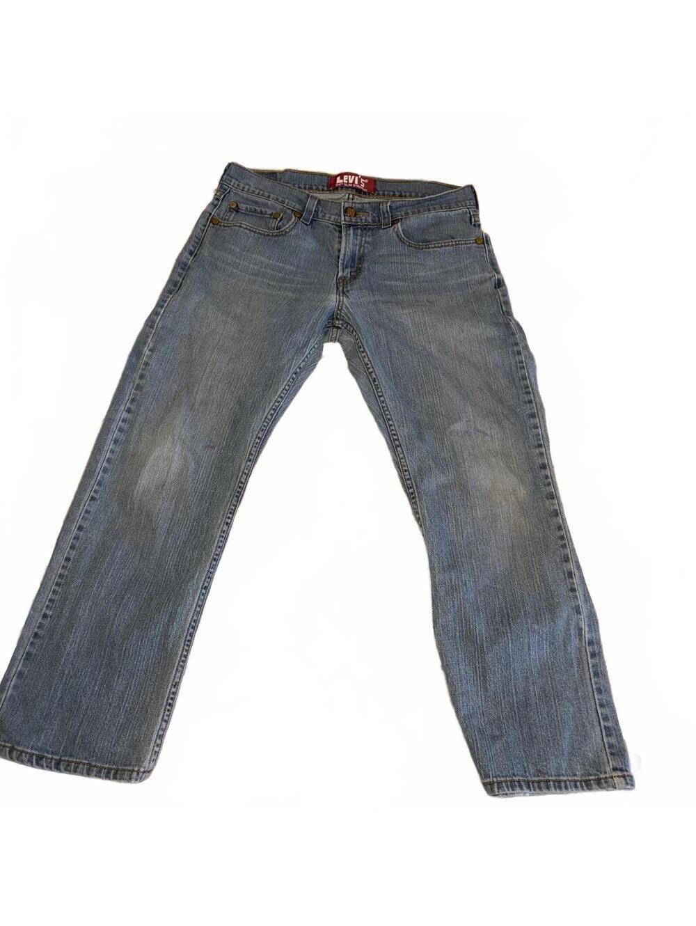 Levi's 514 Straight Fit Boys Jeans Light Wash Size 30x26 10h Casual Pants